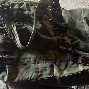 Olive Green Tote Bag